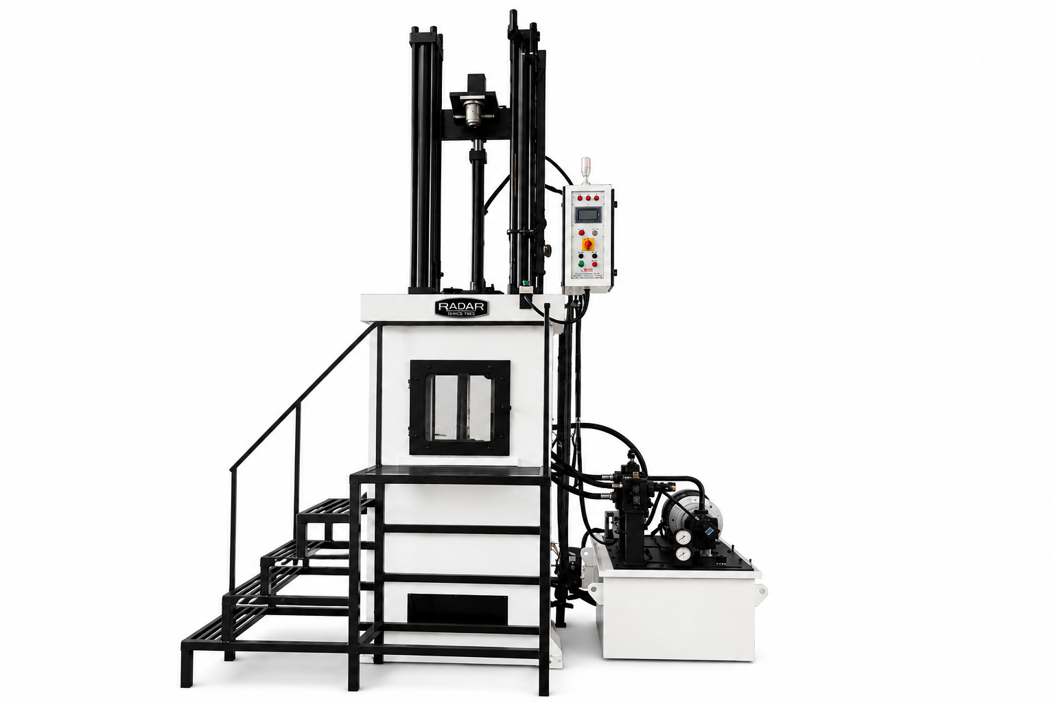 Radar vertical broaching machine